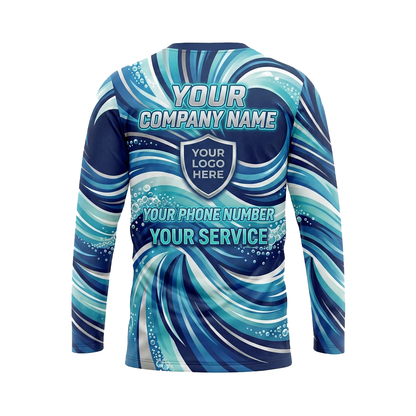 Custom Bleach-Resistant Pressure Washing Uniform Shirt 092