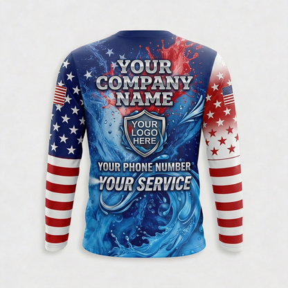 Custom Bleach-Resistant Pressure Washing Uniform Shirt 182