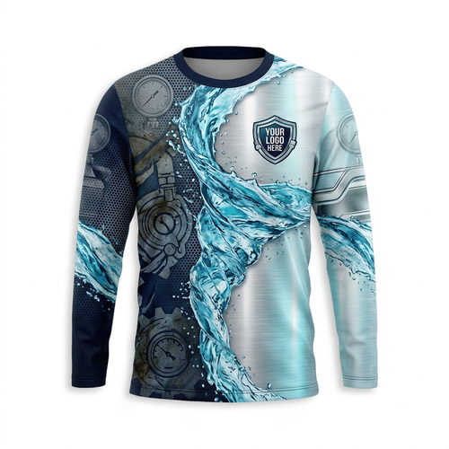 Custom Bleach-Resistant Pressure Washing Uniform Shirt 023