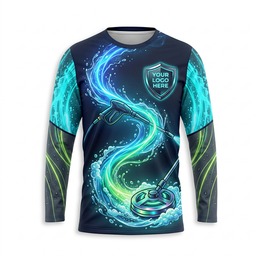 Custom Bleach-Resistant Pressure Washing Uniform Shirt 031