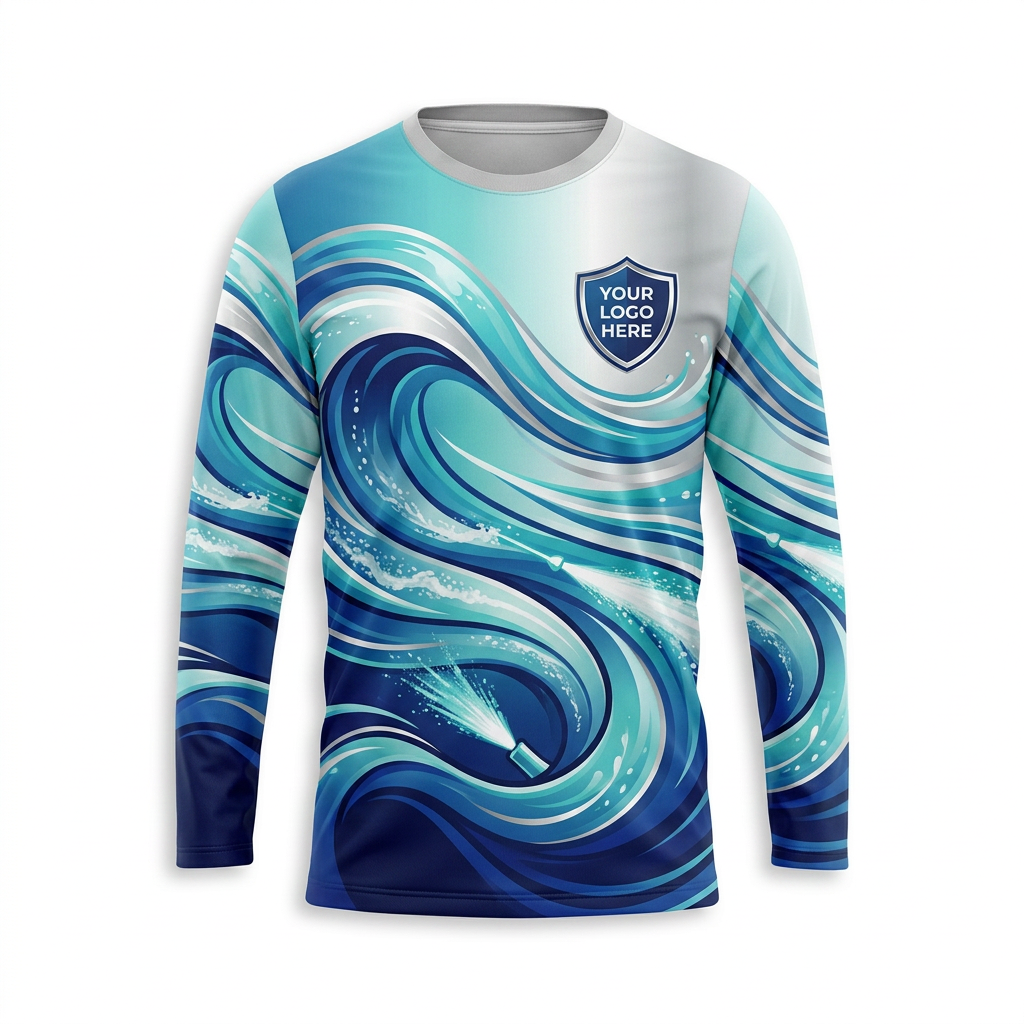 Custom Bleach-Resistant Pressure Washing Uniform Shirt 005