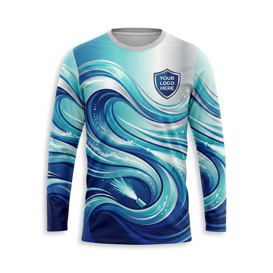 Custom Bleach-Resistant Pressure Washing Uniform Shirt 005