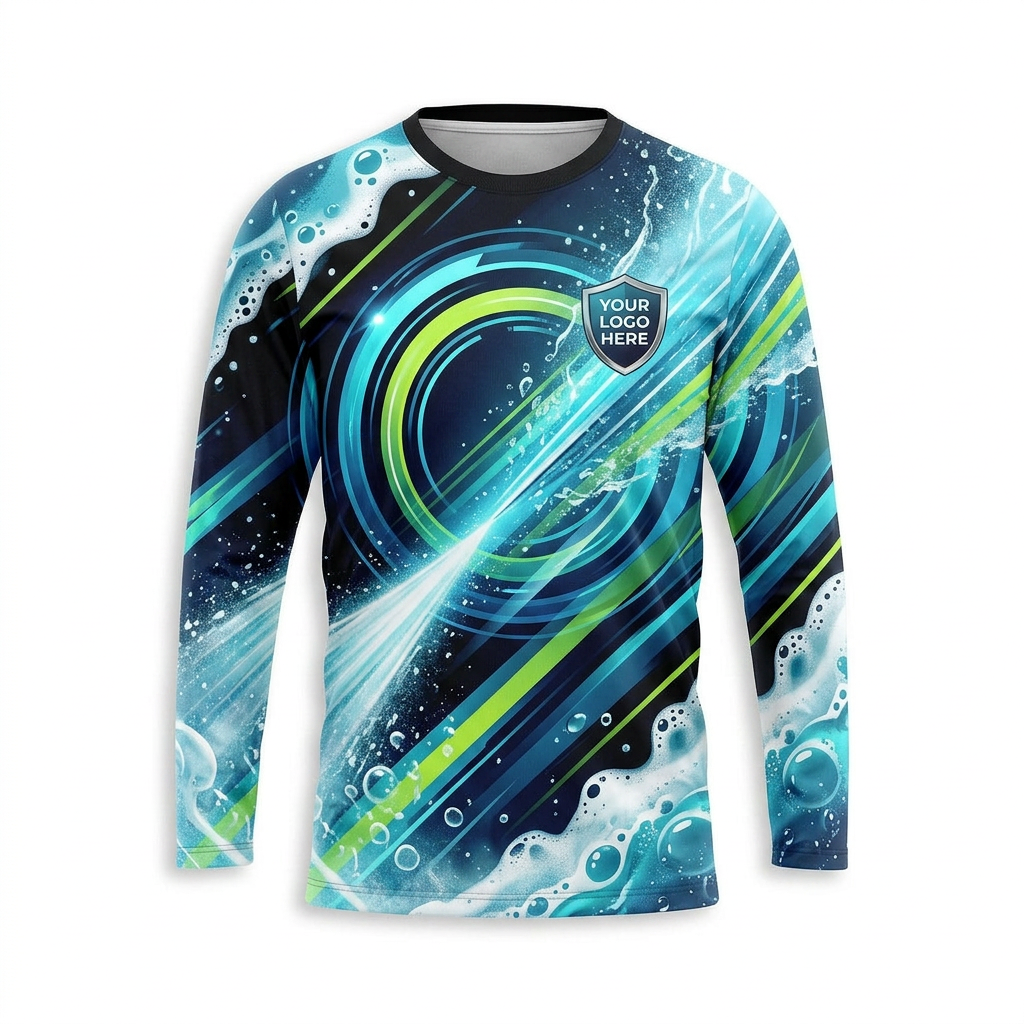 Custom Bleach-Resistant Pressure Washing Uniform Shirt 013