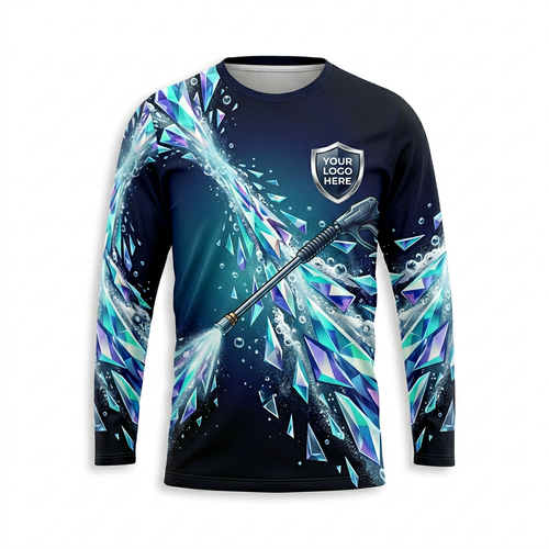 Custom Bleach-Resistant Pressure Washing Uniform Shirt 003