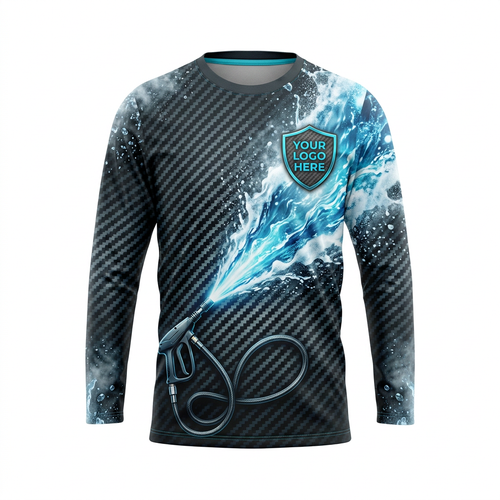 Custom Bleach-Resistant Pressure Washing Uniform Shirt 004