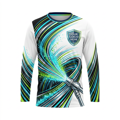 Custom Bleach-Resistant Pressure Washing Uniform Shirt 021