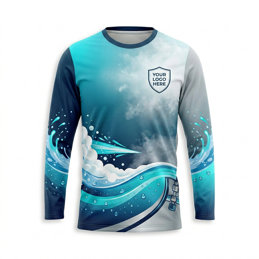 Custom Bleach-Resistant Pressure Washing Uniform Shirt 045