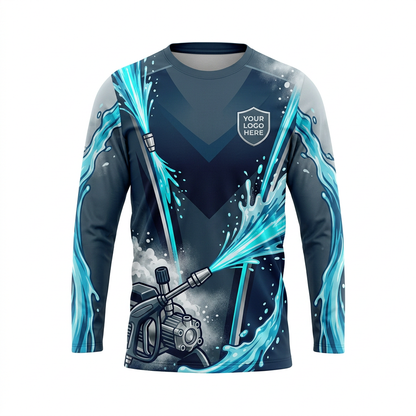 Custom Bleach-Resistant Pressure Washing Uniform Shirt 052