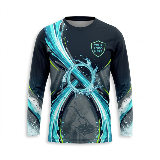 Custom Bleach-Resistant Pressure Washing Uniform Shirt 054