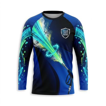 Custom Bleach-Resistant Pressure Washing Uniform Shirt 057