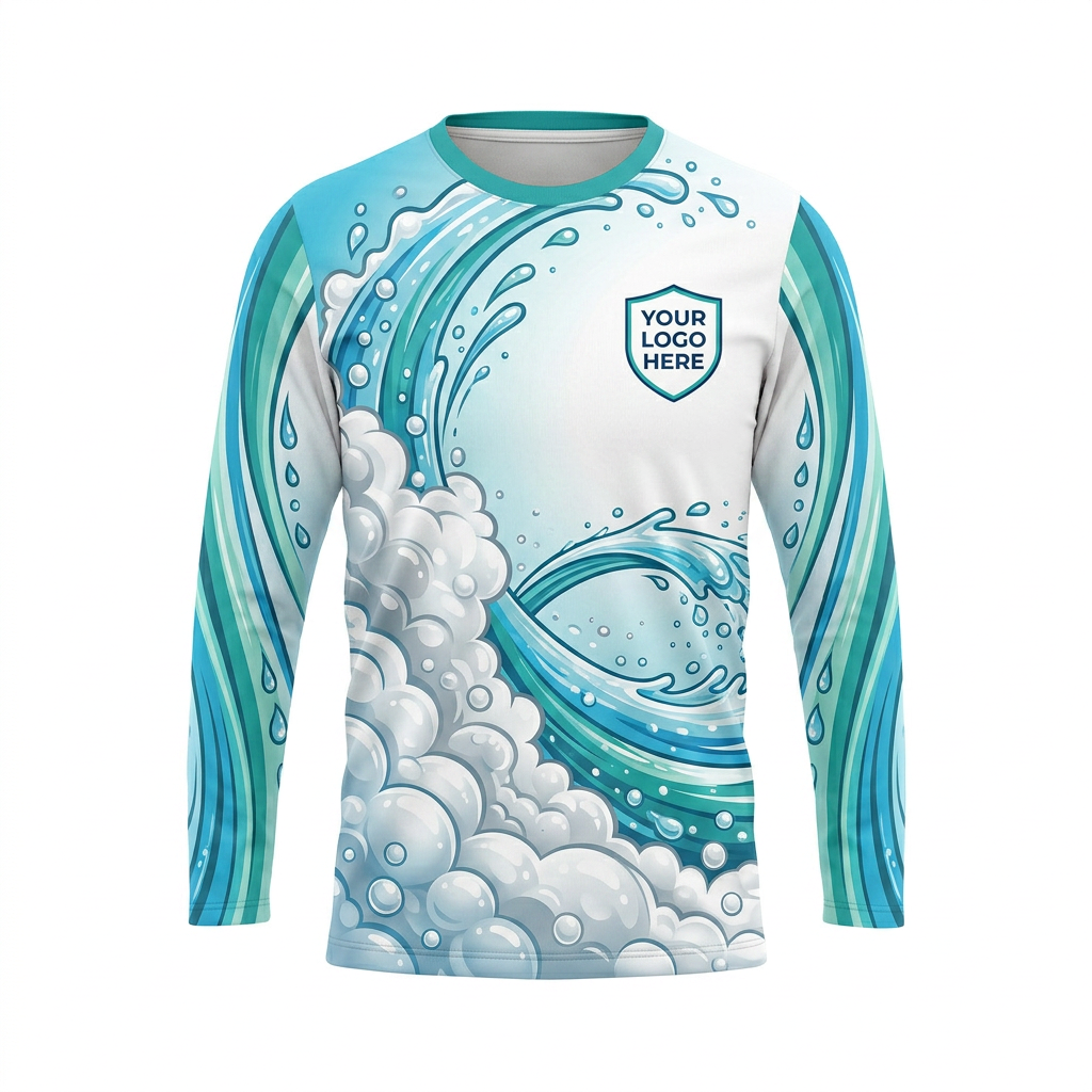 Custom Bleach-Resistant Pressure Washing Uniform Shirt 068