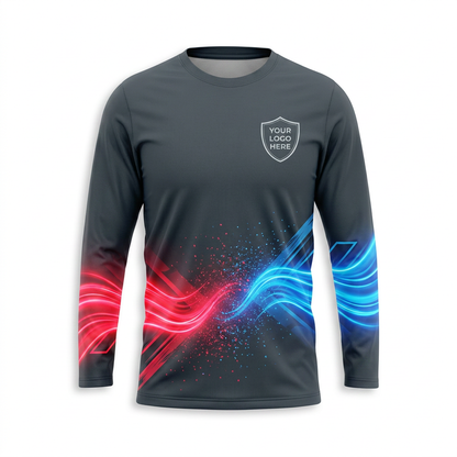 Dual Current Custom Painter Work Shirt - Front View