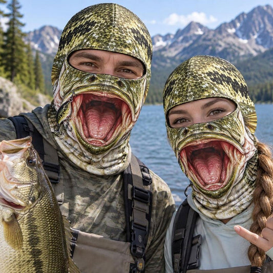 MollyTee Largemouth Bass Mask Face Balaclava Face Mask