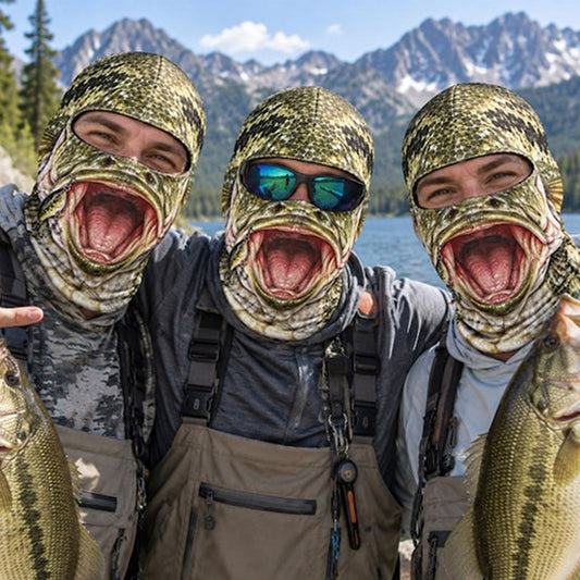 MollyTee Largemouth Bass Mask Face Balaclava Face Mask